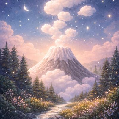 Cuento infantil para dormir - El Volcán de Algodón