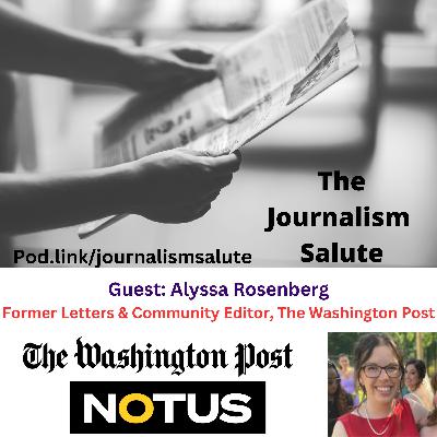 Alyssa Rosenberg, Former Letters & Community Editor, The Washington Post Alyssa Rosenberg, Former Letters & Community Editor, The Washington Post