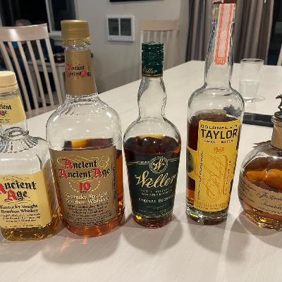 67: Episode 67: Beach Whiskey Potpourri - November 2024: 5 Bourbons from the Buffalo Trace Distillery