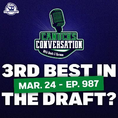 Mar. 24: Canucks take on Ducks + who's the third best player in the draft? ft. Dave Hall (ep. 987) Mar. 24: Canucks take on Ducks + who's the third best player in the draft? ft. Dave Hall (ep. 987)