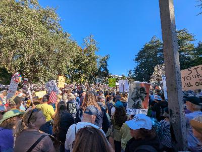 Doing Democracy in Santa Cruz at the No Kings Rally Doing Democracy in Santa Cruz at the No Kings Rally