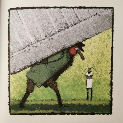 42. Кузнечик и жук-секач