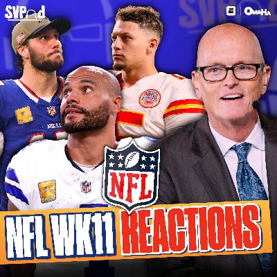 SVPod: NFL Week 11 REACTIONS! Chiefs in TROUBLE? Rams the team to beat? Full AFC & NFC Breakdown SVPod: NFL Week 11 REACTIONS! Chiefs in TROUBLE? Rams the team to beat? Full AFC & NFC Breakdown