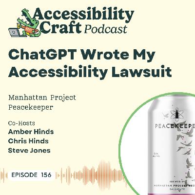 ChatGPT Wrote My Accessibility Lawsuit | Manhattan Project Peacekeeper ChatGPT Wrote My Accessibility Lawsuit | Manhattan Project Peacekeeper
