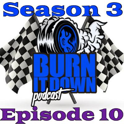 Burn It Down Nascar Podcast - S3E10 - Denny Hamlin Illegal Restart, Post Richmond, Pre Martinsville