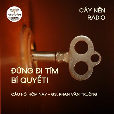 Đừng đi tìm BÍ QUYẾT! | GS Phan Văn Trường | Cấy Nền Radio | #CauHoiHomNay148