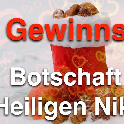 6. Türchen mit Gewinnspiel und Botschaft vom Heiligen Nikolaus