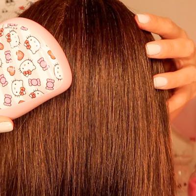 ASMR Hair Brushing with Hello Kitty Tangle Teezer. ASMR Hair Brushing with Hello Kitty Tangle Teezer.