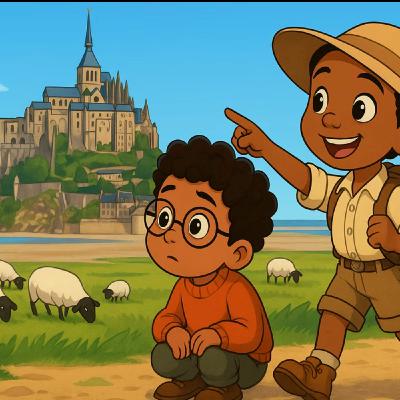 Les aventures de Zoé et Eliott, épisode 5 : Un petit saut au Mont Saint Michel 🐑 Les aventures de Zoé et Eliott, épisode 5 : Un petit saut au Mont Saint Michel 🐑