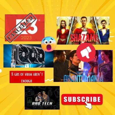 NEWS - E3 Cancelled, 8 of gigs Vram is dead, Movie Box Office, Kick Streams taking Twitch Head On