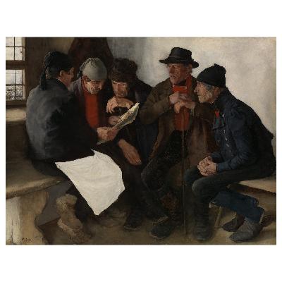 Wilhelm Leibl, The Village Politicians, 1877 Wilhelm Leibl, The Village Politicians, 1877