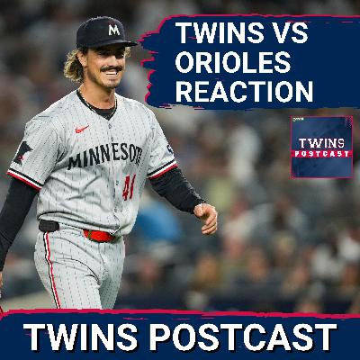 TWINS POSTCAST: Joe Ryan's Scoreless Magic Not Enough vs. Baltimore As Twins Drop Game One, 2-1