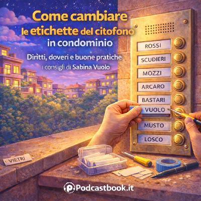 Come cambiare le etichette del citofono in condominio – Diritti, doveri e buone pratiche