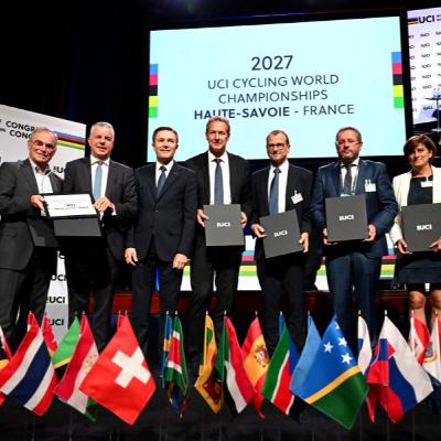 Un plan marketing de 20 M€ attendu pour les mondiaux 2027 de cyclisme en Haute-Savoie Un plan marketing de 20 M€ attendu pour les mondiaux 2027 de cyclisme en Haute-Savoie