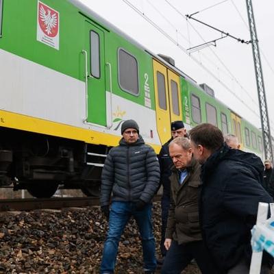 Polish railway explosion an 'act of sabotage', says Tusk Polish railway explosion an 'act of sabotage', says Tusk