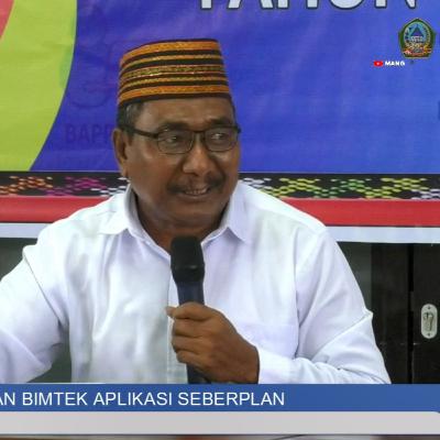 WABUP MATIM BUKA SOSIALISASI APLIKASI SEBERPLAN