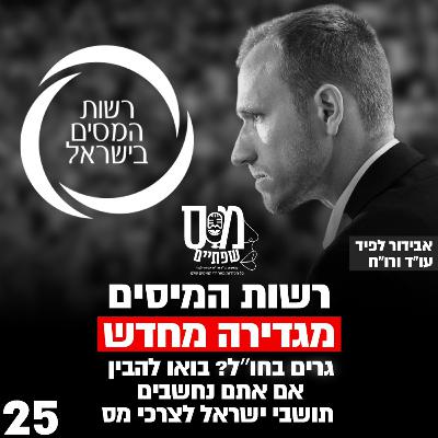 רשות המסים מגדירה מחדש: מי נחשב תושב ישראל לצורכי מס? כללי המשחק החדשים פרק 25