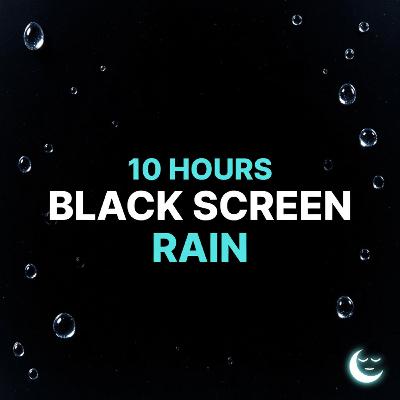 10 HOURS Rain Sounds for Sleeping BLACK SCREEN – Heavy Rainfall for Deep Sleep & Insomnia | Dream Drift