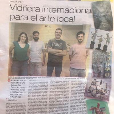 Las galerías de arte y el ecosistema plástico, con Carolina Schvartz (inauguración de Artify sucursal Punta del Este)