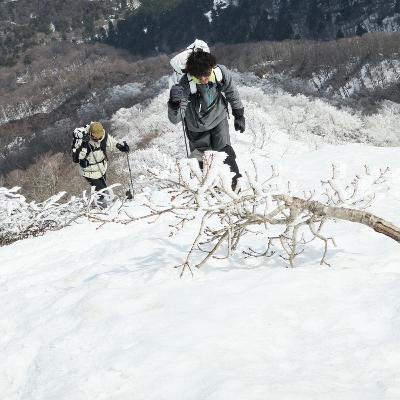 米子の街が遠くに見える