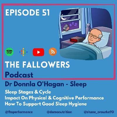 Ep 51 - All Things Sleep With Dr Donnla O'Hagan. Health, Cognitive & Physical Performance