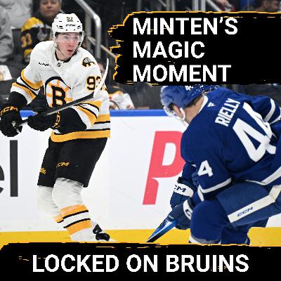 Bruins WIN 6th Straight as Minten DELIVERS Statement to Leafs Bruins WIN 6th Straight as Minten DELIVERS Statement to Leafs
