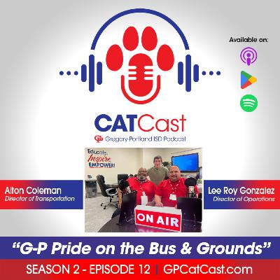 G-P Pride on the School Bus, on the Grounds