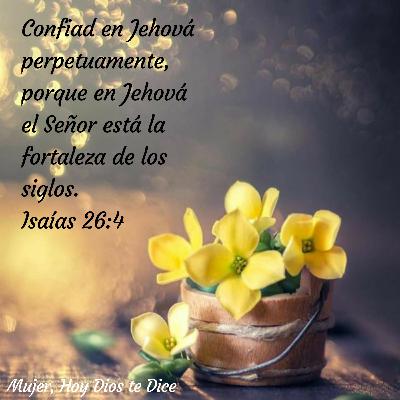 "Confiad en Dios perpetuamente"