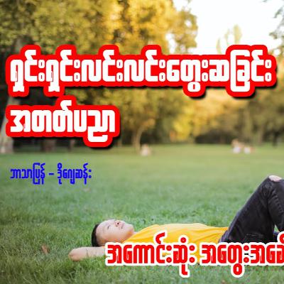 လက်ရွေးစင် အတွေးအခေါ်ဆောင်းပါးများ (၁၇) ပုဒ်စုစည်းမှု