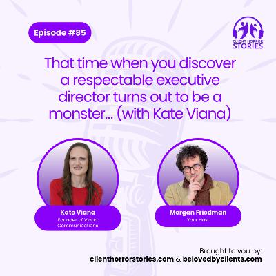 That time when you discover a respectable executive director turns out to be a monster… (with Kate Viana) That time when you discover a respectable executive director turns out to be a monster… (with Kate Viana)