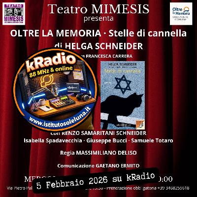 STELLE DI CANNELLA con Renzo Samaritani Schneider al teatro MIMESIS 28 gennaio 2026