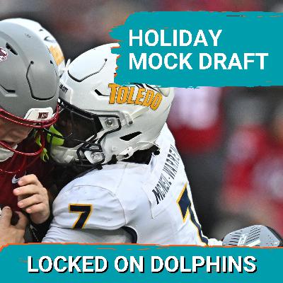 FINS MOCK DRAFT | Dolphins Stock Up On Trenches, Secondary & Find A Toolsy Quarterback To Compete