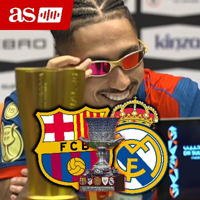 Rueda de prensa de Raphinha como MVP de la Final de la Supercopa de Europa