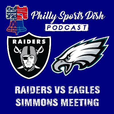 Raiders vs Eagles | Simmons Meets with Team