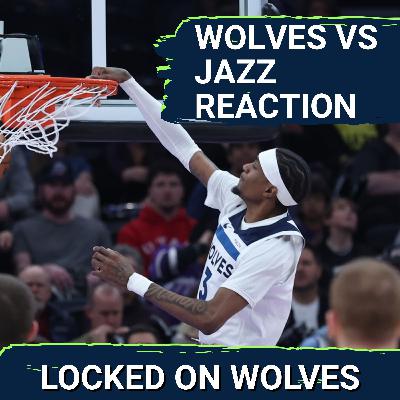 WOLVES POSTCAST: The WHEELS FALL OFF For The Timberwolves In The 4th-Quarter vs. Jazz, 127-122
