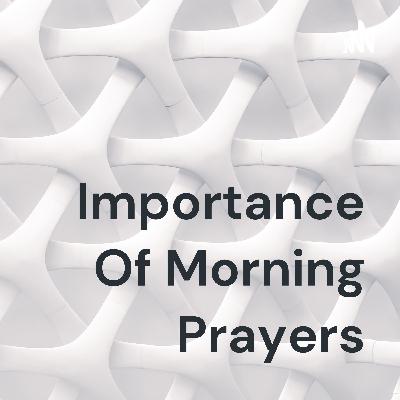 Pray when you get up