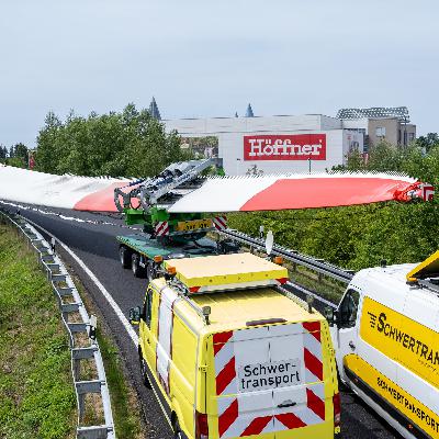 Schwertransport auf Luftweg statt über die Autobahn?