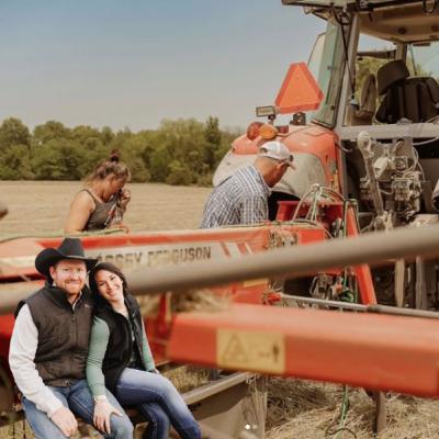 First generation farmers build a hay business empire | Kayla & Jason from Missouri