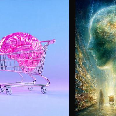 conceptualizing the mind as an e-commerce store where in essence it is necessary to sift through the whole attention store of the world to make a shopping cart 2 take 2 the front of this mental store?