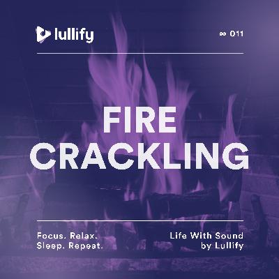 Campfire at Night - 1 Hour of Fire Crackling for Warmth | Lullify | ∞ 011