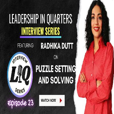 Episode 60: Puzzle Setting and Solving with Radhika Dutt Episode 60: Puzzle Setting and Solving with Radhika Dutt