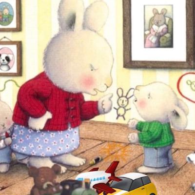 Conejito 🐰enfadado😡