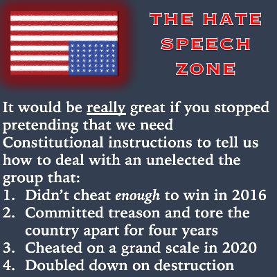 It’s not that the Biden/Congress/intelligence community/anarchist ring outsmarted the Constitution.  Apparently we haven’t suffered enough to use the only cure left.