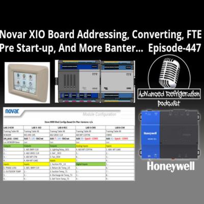 Novar XIO Board Addressing, Converting, FTE Pre Start-up, And More Banter Episode 447 Audio Novar XIO Board Addressing, Converting, FTE Pre Start-up, And More Banter Episode 447 Audio
