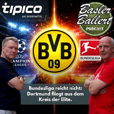 Bundesliga reicht nicht: Dortmund fliegt aus dem Kreis der Elite. Bundesliga reicht nicht: Dortmund fliegt aus dem Kreis der Elite.