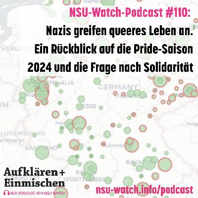 NSU-Watch: Aufklären & Einmischen #110. Nazis greifen queeres Leben an. Ein Rückblick auf die Pride-Saison 2024 und die Frage nach Solidarität. NSU-Watch: Aufklären & Einmischen #110. Nazis greifen queeres Leben an. Ein Rückblick auf die Pride-Saison 2024 und die Frage nach Solidarität.