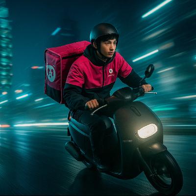 在外送員的保溫箱裡聽城市的聲音