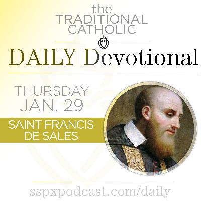 Jan 29 – S Francis de Sales