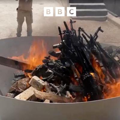 Kurdish rebels burn guns in step towards ending Turkey conflict