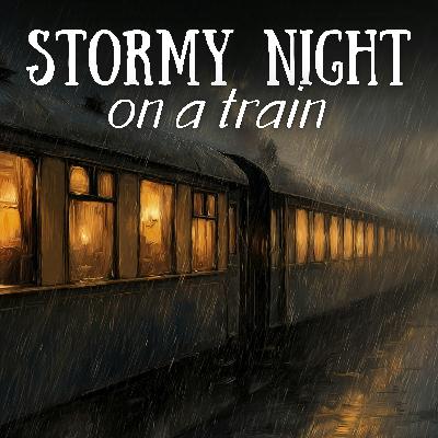 A Stormy Night on a Train | Sleep Story with Thunder and Rain Sounds